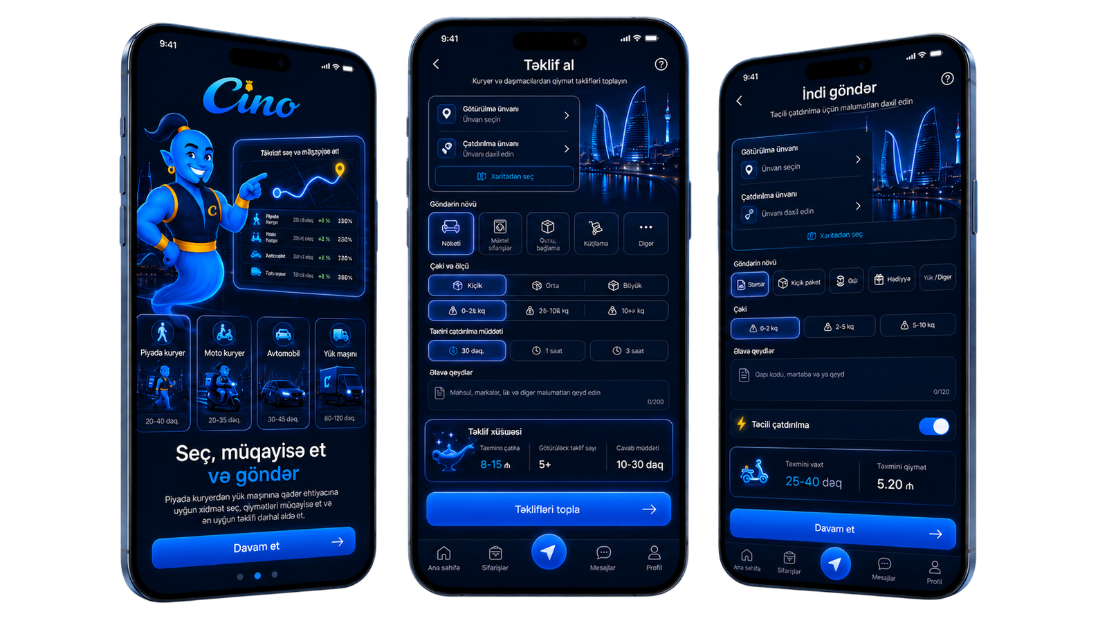 Cino App UI Presentation